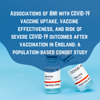 Photo of two vials of COVID vaccine
