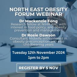 North East Obesity Forum Webinar