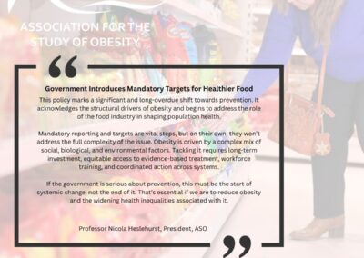 New Targets to Improve the Healthiness of Foods
