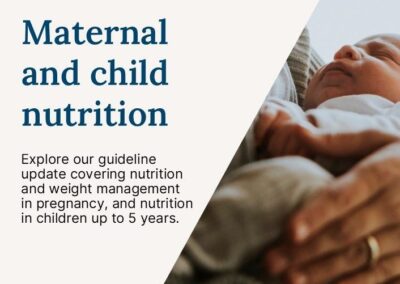ASO Welcomes Updated NICE Guideline on Maternal and Child Nutrition
